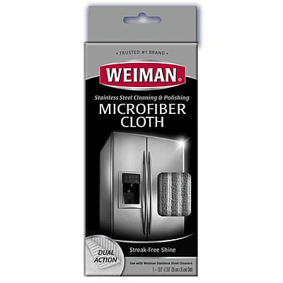 Microfiber Cloth for Stainless Steel - 13.8" x 13.8" (35cm x 35cm)