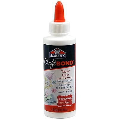 Elmer's Craft Bond Tacky Glue, 4 Oz, Clear