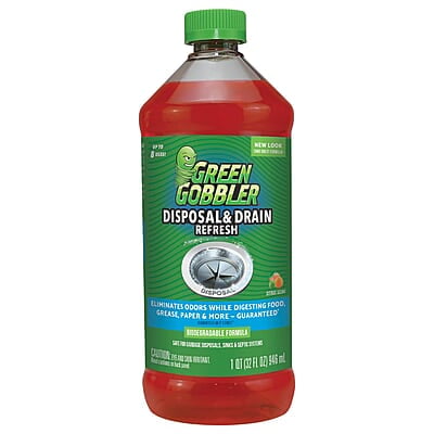 Green Gobbler Refresh Drain & Disposal Deodorizer (Citrus Scent) - 32 fl oz