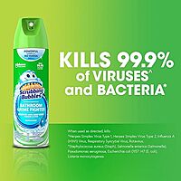 Scrubbing Bubbles Bathroom Grime Fighter Aerosol, Rainshower, 20 oz Scrubbing Bubbles Bathroom Grime Fighter Aerosol, Rainshower, 20 oz