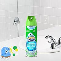 Scrubbing Bubbles Bathroom Grime Fighter Aerosol, Rainshower, 20 oz Scrubbing Bubbles Bathroom Grime Fighter Aerosol, Rainshower, 20 oz