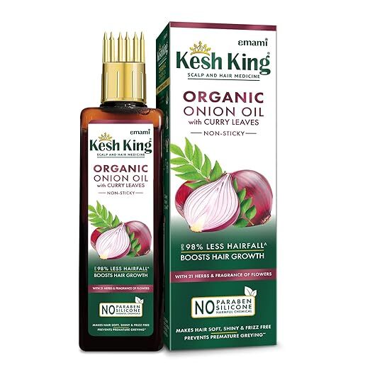 Kesh King Organic Onion Oil With Curry Leaves Kesh King Organic Onion Oil With Curry Leaves