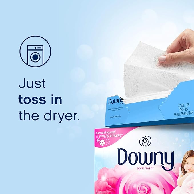 Downy April Fresh Fabric Softener Dryer Sheets 105ct