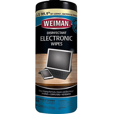 Weiman Disinfectant Electronic Wipes - 30 count
