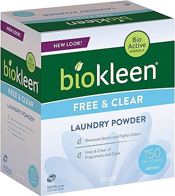 Biokleen Free & Clear Natural Laundry Detergent - 150 Loads