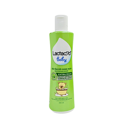 Lactacyd Baby Hair & Body Wash - Extra Milky 250ml
