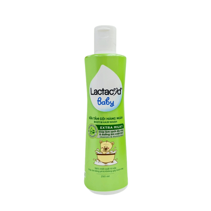 Lactacyd Baby Hair & Body Wash - Extra Milky 250ml