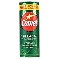 Comet with Bleach Disinfectant Cleanser Scratch Free - 21oz Comet with Bleach Disinfectant Cleanser Scratch Free - 21oz